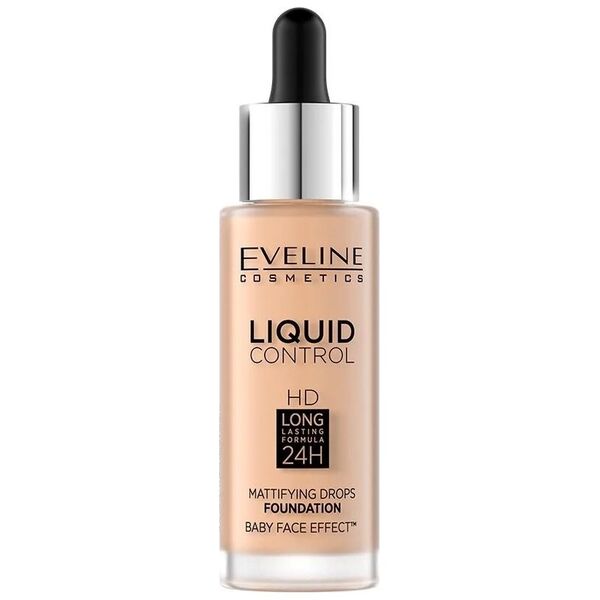 Eveline EVELINE Liquid Control HD PODKŁAD DO TWARZY 011 Natural