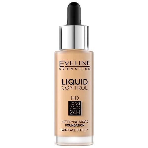 Eveline EVELINE Liquid Control HD PODKŁAD DO TWARZY 016 Vanilla Beige