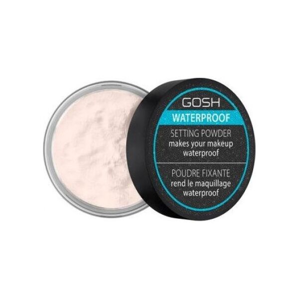 Gosh Gosh Setting Powder Waterproof WODOODPORNY PUDER SYPKI 001 Transparent