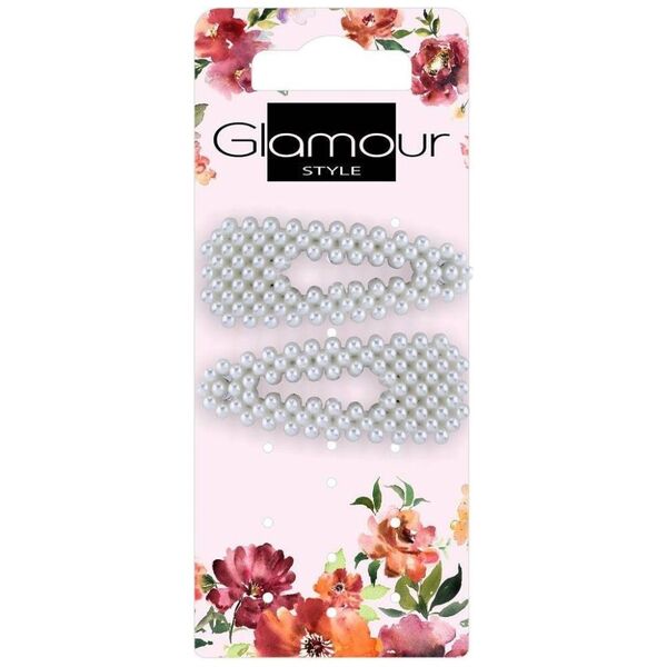 Glamour GLAMOUR_Spinki do włosów duża Perły 2szt