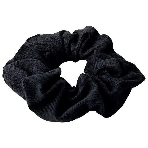 Anwen ANWEN_Scrunchie bawełniana gumka do włosów Czarna