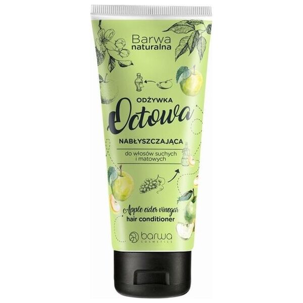 Barwa BARWA_Naturalna octowa odżywka nabłyszczająca do włosów naturalnych i matowych 200ml