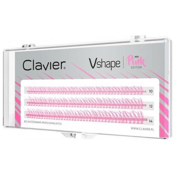 Clavier CLAVIER_Vshape kępki rzęs Pink
