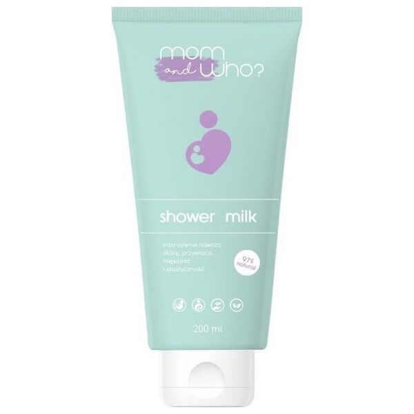 Mom And Who? MOM AND WHO_Shower Milk łagodna emulsja do mycia ciała i twarzy 200ml