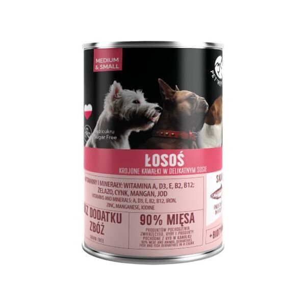 Pet Republic PIES puszka ŁOSOŚ sos /6 400g