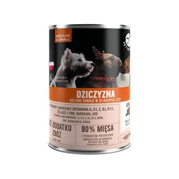 Pet Republic PIES puszka DZICZYZNA sos /6 400g