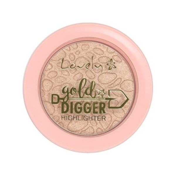 Lovely LOVELY_Glow Digger Highlighter rozświetlacze do twarzy
