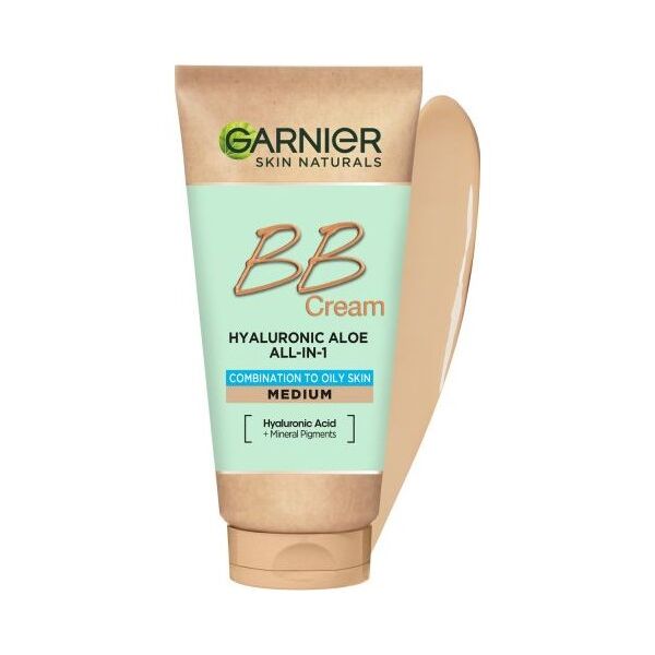 Garnier Hyaluronic Aloe All-In-1 BB Cream nawilżający krem BB do skóry mieszanej i tłustej Śniady 50 ml
