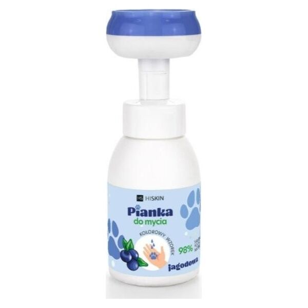 HiSkin HISKIN_Kids pianka do mycia rąk i ciała Jagodowa 300ml