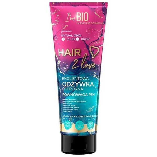 Eveline EVELINE I'm Bio Hair 2 Love EMOLIENTOWA ODŻYWKA ochronna