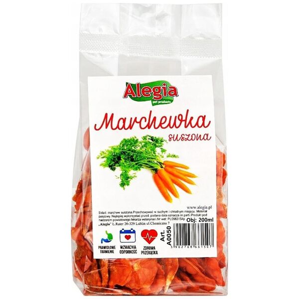 Alegia ALEGIA PRZYSMAK MARCHEW SUSZONA 200ML/60G 0050