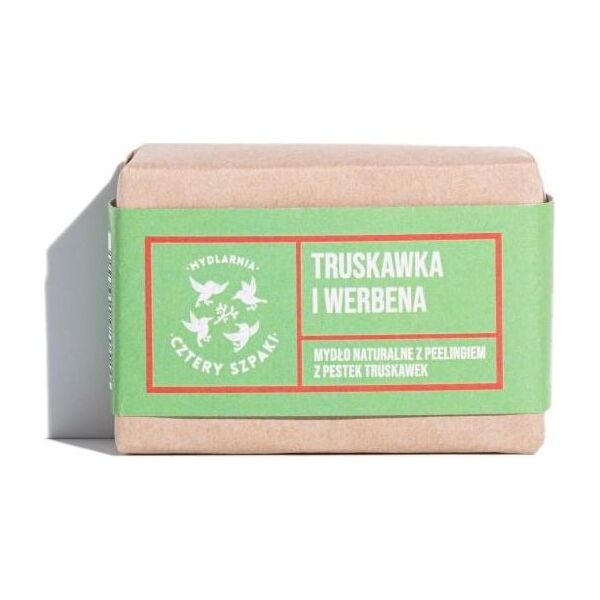 Mydlarnia Cztery Szpaki Cztery Szpaki Mydło Truskawka i werbena - 110 g