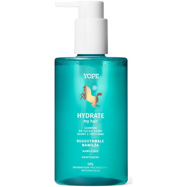 Yope Yope Hydrate My Hair szampon do suchej skóry głowy z peptydami 300ml