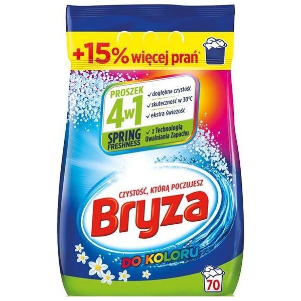 Bryza Spring Freshness Proszek do prania tkanin kolorowych 4.55 kg