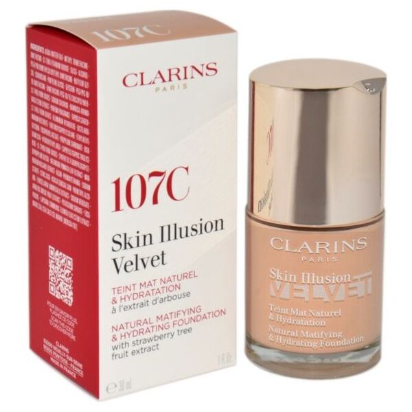 Clarins CLARINS SKIN ILLUSION VELVET FOUNDATION 107C 30ML