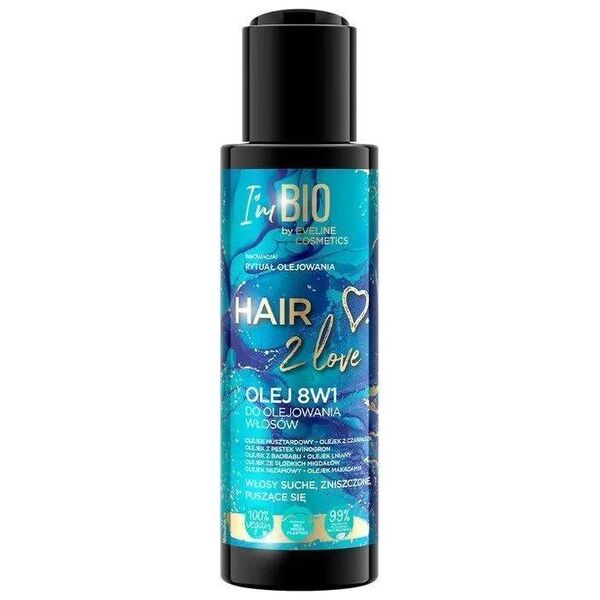 Eveline EVELINE_Hair 2 Love olej 8w1 do olejowania włosów 110ml