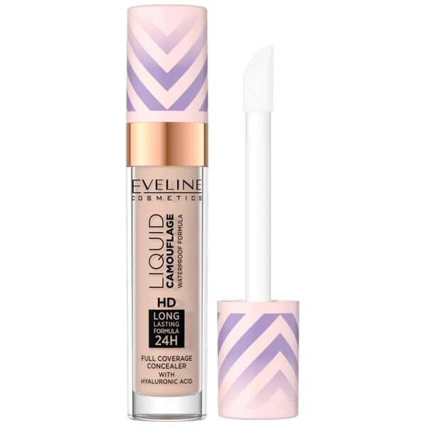 Eveline EVELINE_Liquid Camouflage HD wodoodporny korektor z kwasem hialuronowym 05 Light Sand 7,5ml