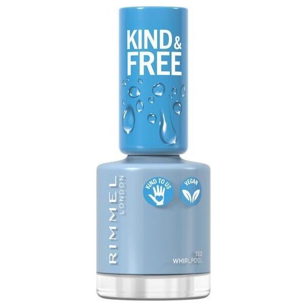 Rimmel  RIMMEL_Kind &amp| Free Clean Nail Polish lakier do paznokci 152 Tidal Wave Blue 8ml