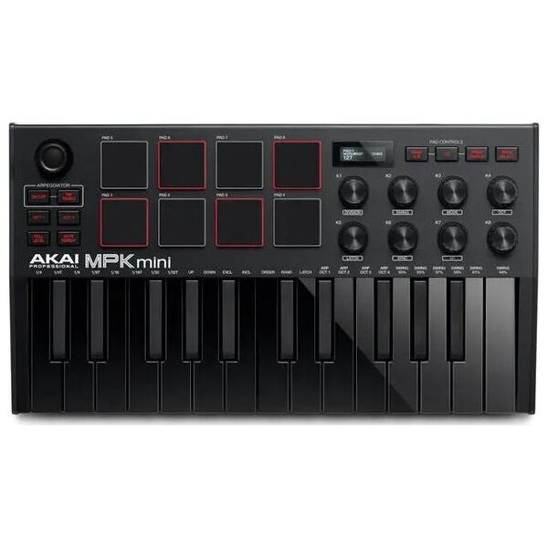Akai Mini klawiatura sterująca czarna