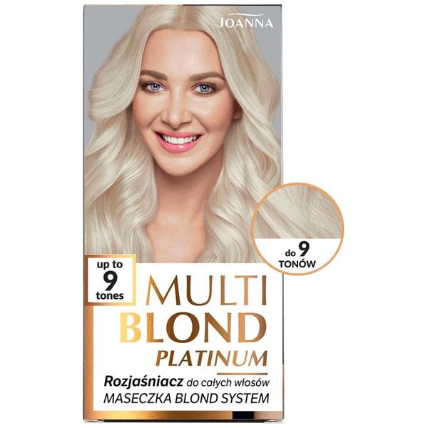 Joanna JOANNA_Multi Blond Platinium rozjaśniacz do całych włosów do 9 tonów