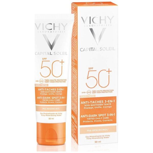Vichy Vichy Capital Soleil Krem przeciw przebarwieniom SPF 50, 50 ml - Długi termin ważności!