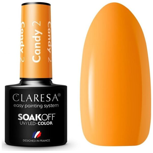 Claresa CLARESA Lakier hybrydowy CANDY 2 -5g