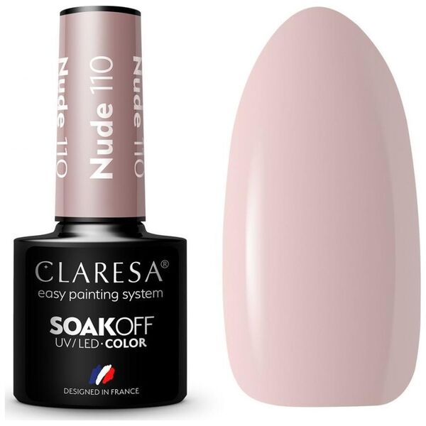 Claresa CLARESA Lakier hybrydowy NUDE 110 -5g