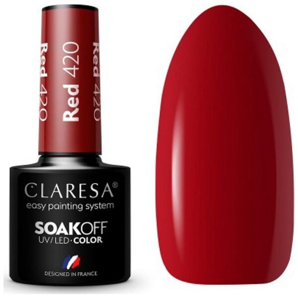 Claresa CLARESA Lakier hybrydowy RED 420 -5g