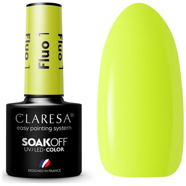 Claresa CLARESA lakier hybrydowy FLUO 1 -5g