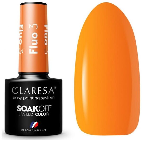 Claresa CLARESA lakier hybrydowy FLUO 3 -5g