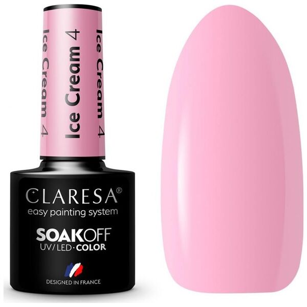 Claresa CLARESA lakier hybrydowy Ice cream 4 -5g
