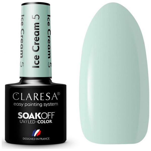 Claresa CLARESA lakier hybrydowy Ice cream 5 -5g