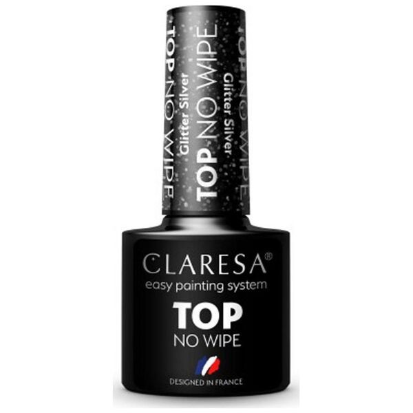 Claresa CLARESA Top No Wipe 5g Glitter Silver