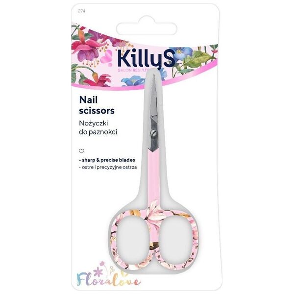 KILLYS_Floralove Nail Scissors noĹźyczki do paznokci Kwiatowe