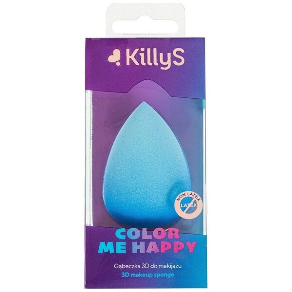 KILLYS_3D Make-up Sponge gÄbeczka 3D do makijaĹźu Me Happy 3