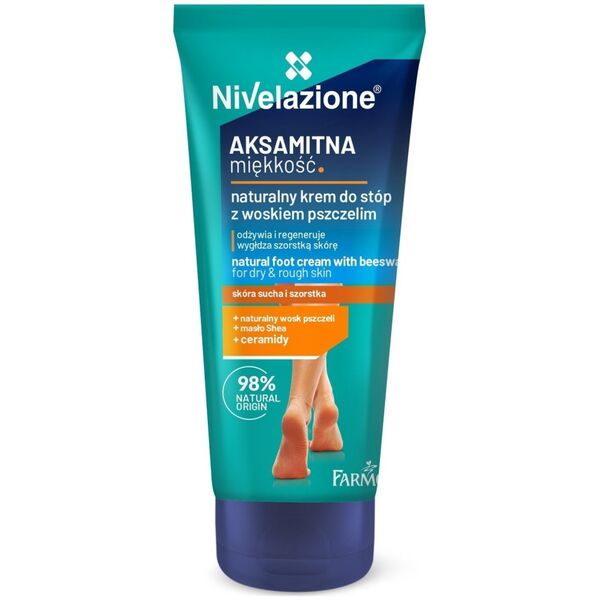 Farmona Farmona Nivelazione Stopy Naturalny Krem do stóp z woskiem pszczelim - Aksamitna Miękkość 75ml