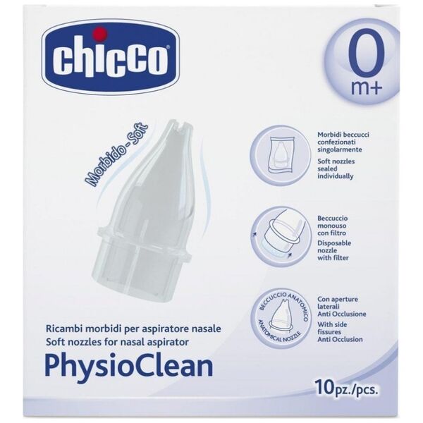 Chicco Chicco Physio Clean Końcówki Zapasowe koncowki do Aspirator do nosa