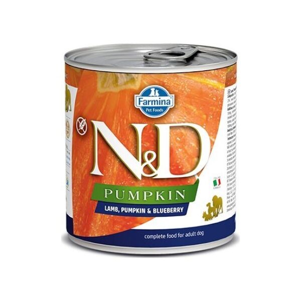 Farmina Farmina N&D Pumpkin Grain Free canine LAMB, PUMPKIN & BLUEBERRY ADULT KARMA MOKRA 285g