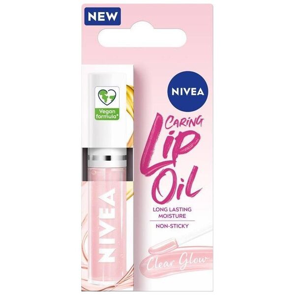 Nivea Caring Lip Oil pielęgnujący olejek do ust Clear Glow 5.5 ml