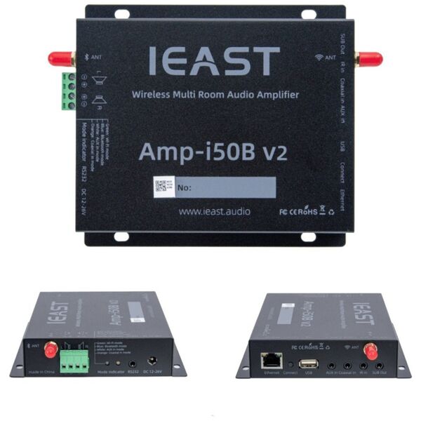 iEAST iEAST AMP i50B V2 - Wzmacniacz + Odtwarzacz Sieciowy Hi-FI Multiroom do zabudowy