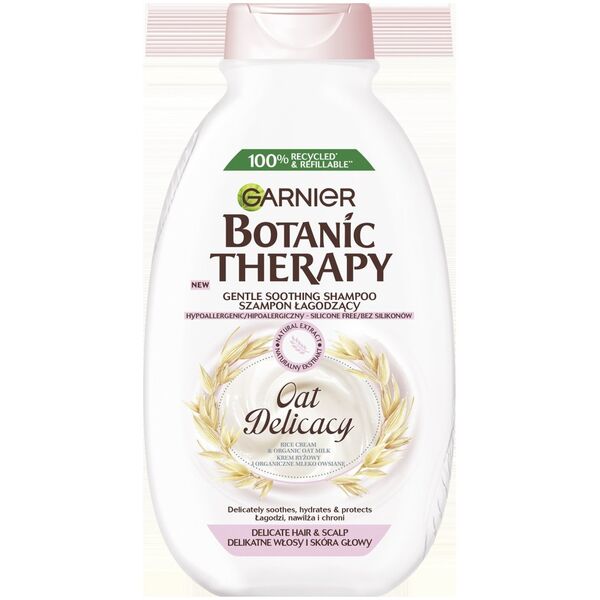 GARNIER_Botanic Therapy Oat Delicacy szampon łagodzący do delikatnych włosów i skóry głowy 400ml