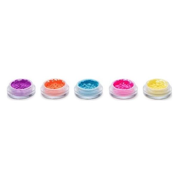 Makeup Revolution MAKEUP REVOLUTION_SET Creator Artist Loose Pigment Pots zestaw sypkich pudrów Purple, Coral, Blue, Pink, Yellow 5x0,8g