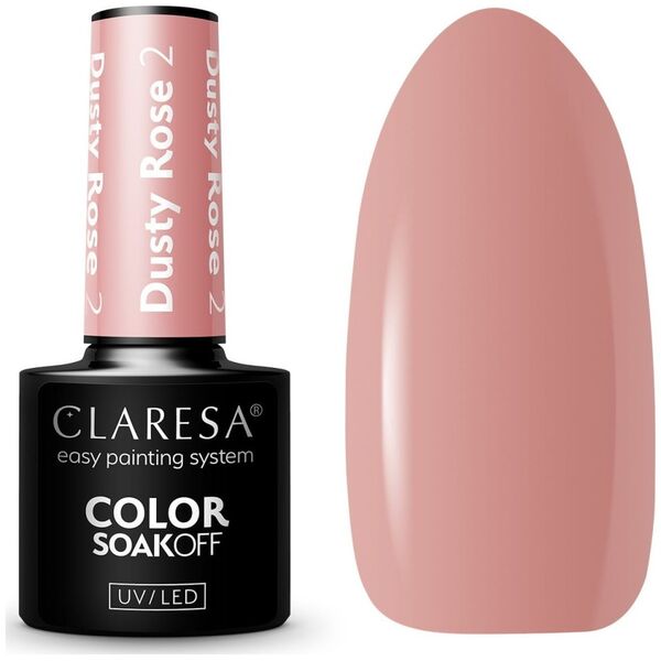 Claresa Claresa Lakier hybrydowy Dusty Rose 2 - 5 g