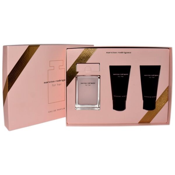 Narciso Rodriguez NARCISO RODRIGUEZ SET (FOR HER EDP/S 50ML + BODY LOTION 50ML + SHOWER GEL 50ML)