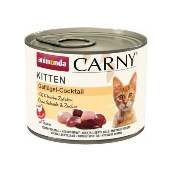Animonda ANIMONDA Carny Kitten smak: koktajl drobiowy 200g