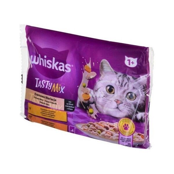 Whiskas WHISKAS Kremowa zupa tradycyjna - saszetka 4x85g