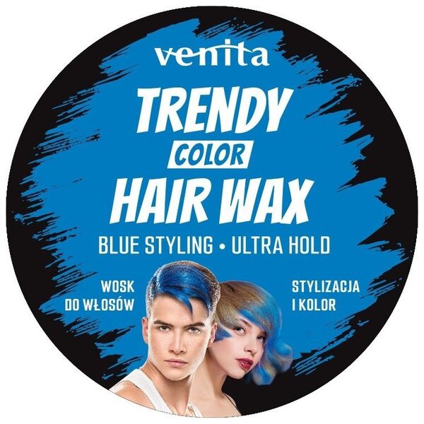 VENITA_Trendy Hair Wax wosk do włosów Blue 75g