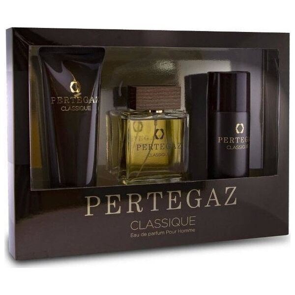 Saphir Pertegaz Classique Pour Homme zestaw woda perfumowana spray 100ml + żel pod prysznic 230ml + dezodorant 150ml