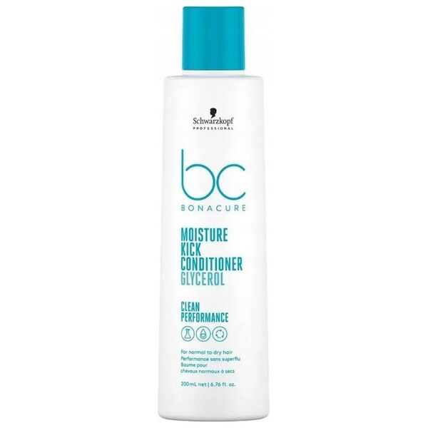 SCHWARZKOPF PROFESSIONAL_BC Moisture Kick nieobciążająca nawilżająca odżywka do włosów normalnych i suchych 200ml