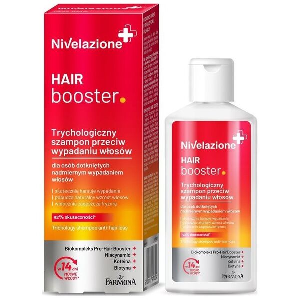 Farmona Farmona Nivelazione+ Trychologiczny Szampon przeciw wypadaniu włosów Hair Booster do włosów nadmiernie wypadających 100ml